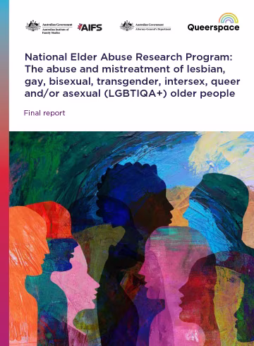 The abuse and mistreatment of lesbian, gay, bisexual, transgender, intersex, queer and/or asexual (LGBTIQA+) older people
