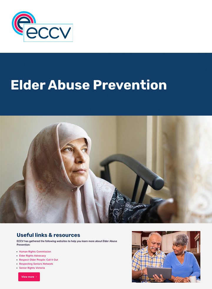 Elder abuse prevention hub