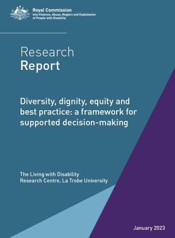 A framework for supported decision making