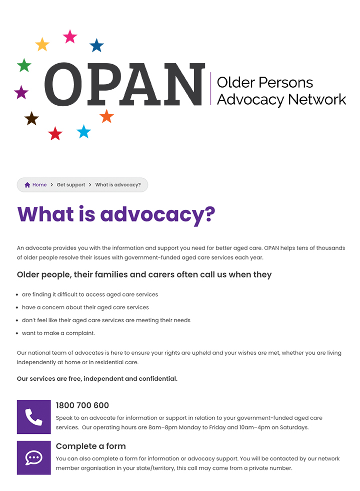What is advocacy?
