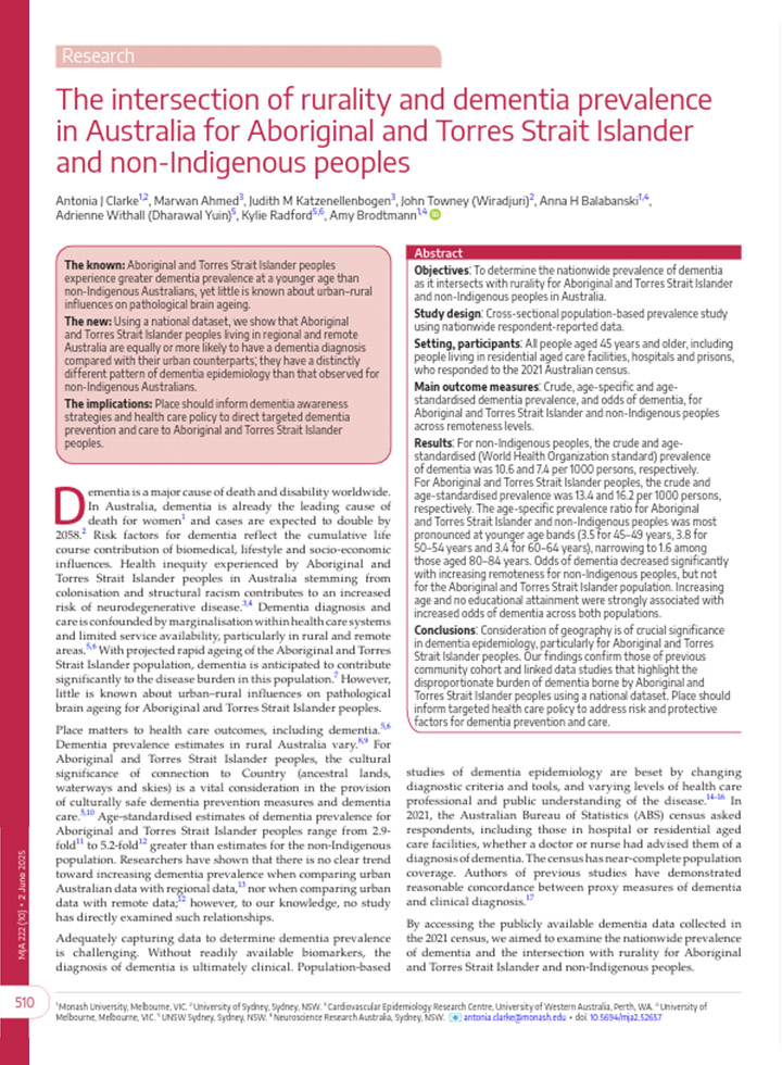 The intersection of rurality and dementia prevalence