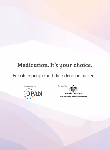 Medication. It's your choice