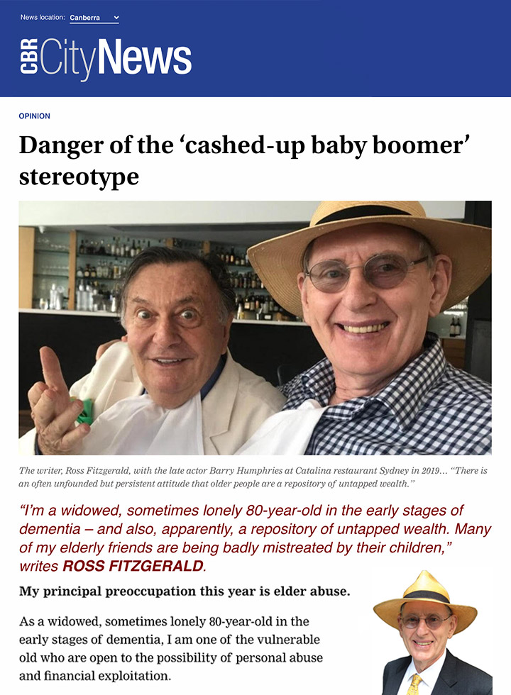 Danger of the 'cashed-up baby boomer' stereotype