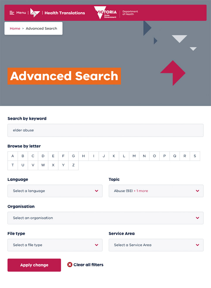Elder abuse link: health translatios
