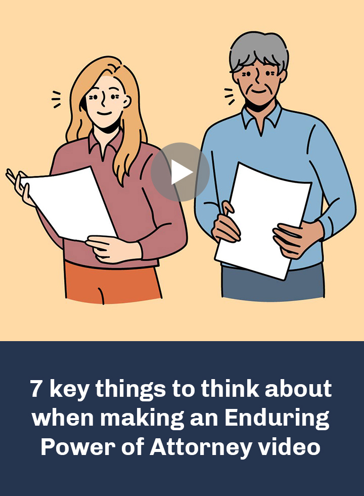 Illustration for making an EPOA video