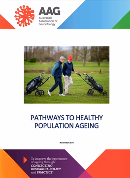 Pathways to Healthy Population Ageing