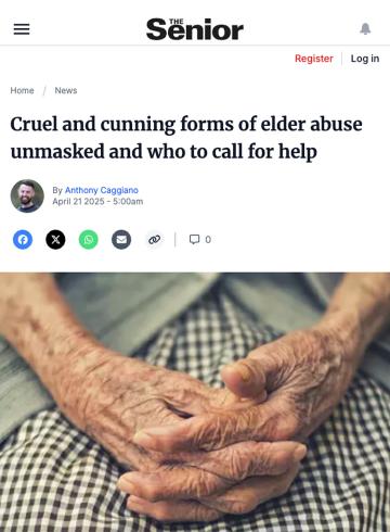 Forms of elder abuse