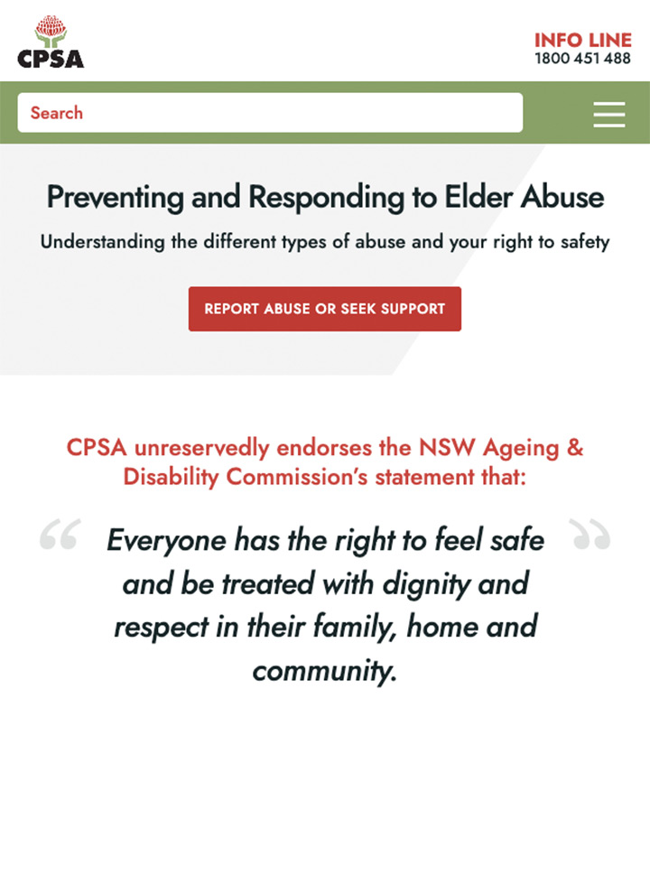 Preventing and responding to elder abuse
