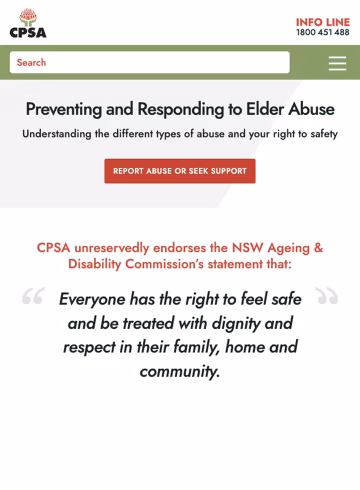Preventing and responding to elder abuse