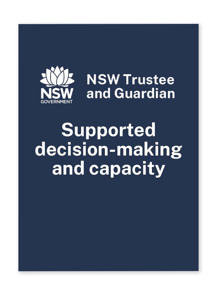 Supported decision-making and capacity in New South Wales