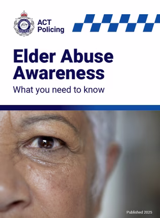 ACT Police Elder Abuse Awareness booklet