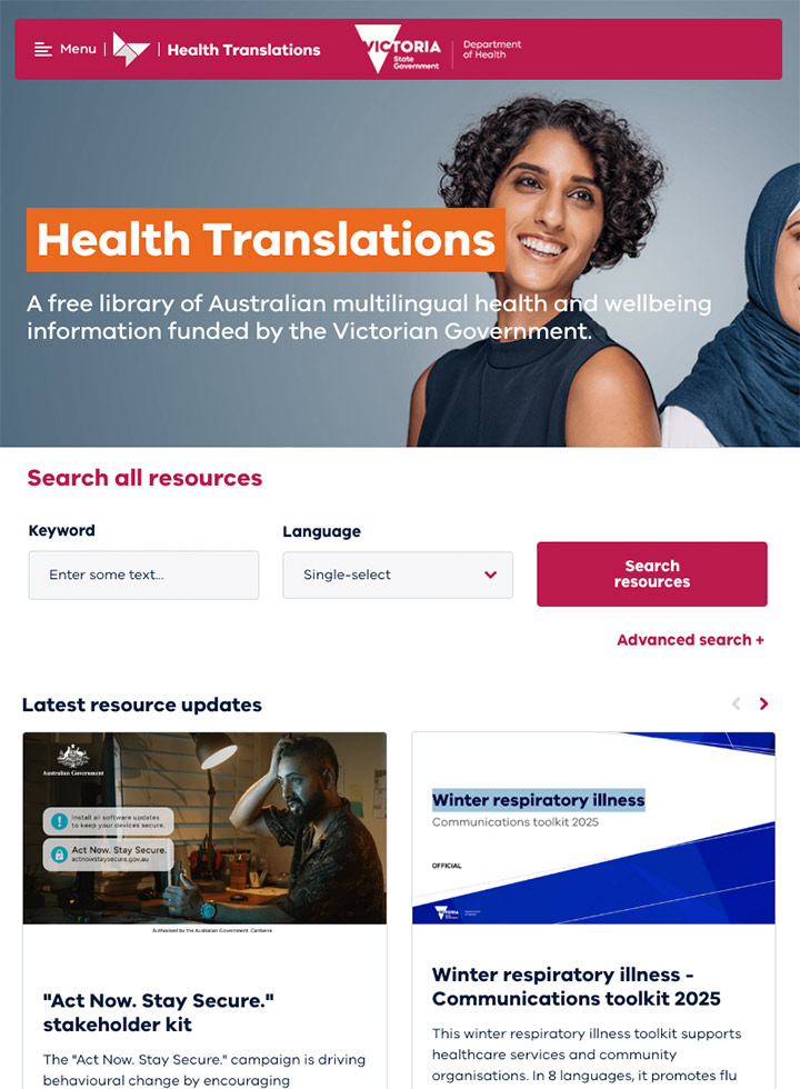 Health Translations Library