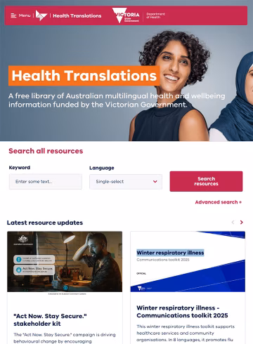 Health Translations Library