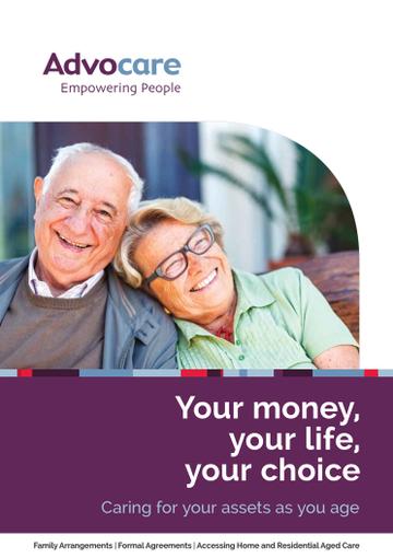 Your money, your life, your choice Cover