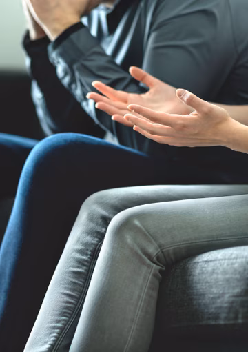 Family at mediation 
