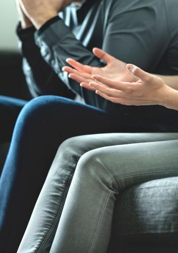 Family at mediation 