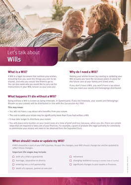 Let’s talk about Wills cover
