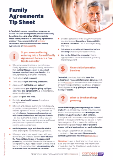 familyagreements webinar tipsheet