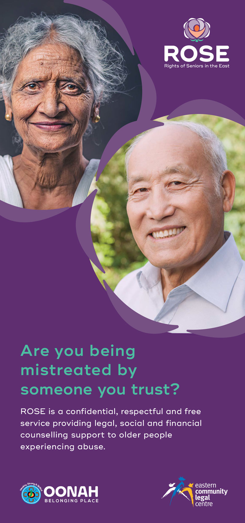 Are you being mistreated by someone you trust? Brochure cover