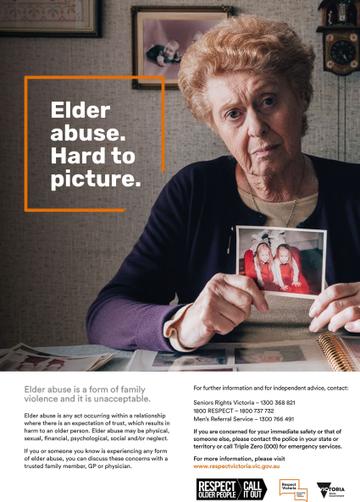Respect Older People: Call it Out campaign poster