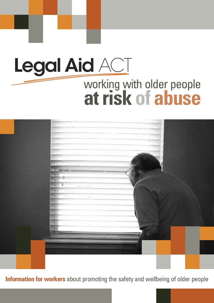 Working with Older People at Risk of Abuse Cover