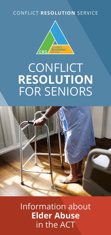 Conflict Resolution for Seniors (CR4S) Brochure cover