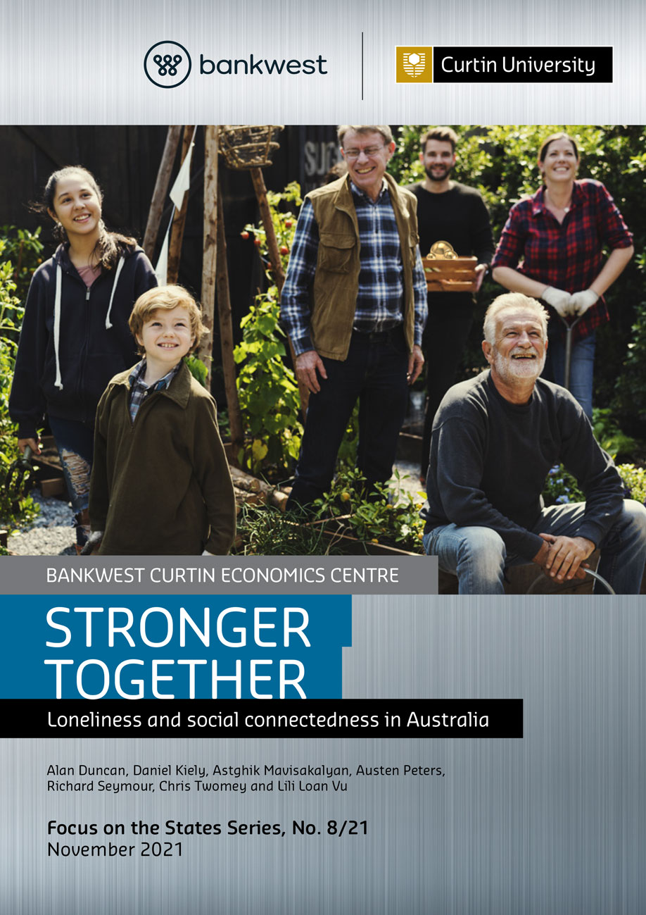 Stronger Together: Loneliness and Social Connectedness in Australia Report Cover 