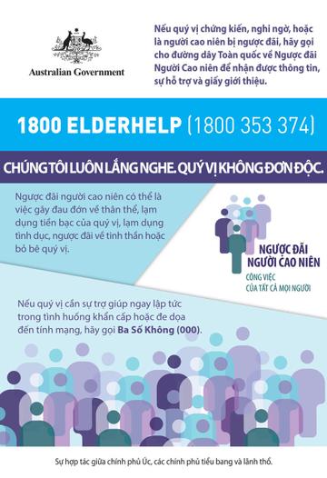 1800 ELDERHELP Vietnamese Poster