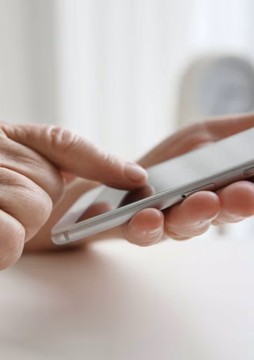 Woman using phone