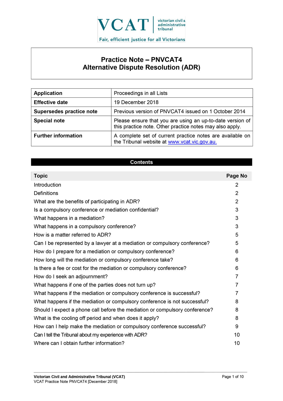 Practice note: Alternative dispute resolution cover