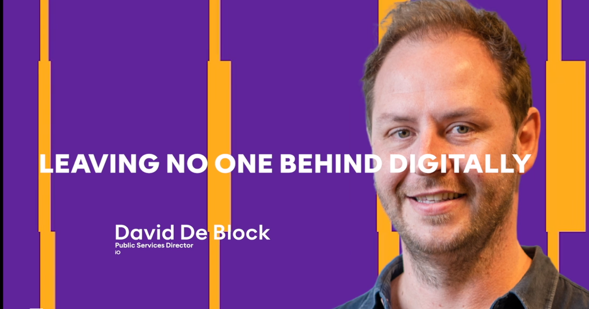 Video Leaving no one behind digitally iO