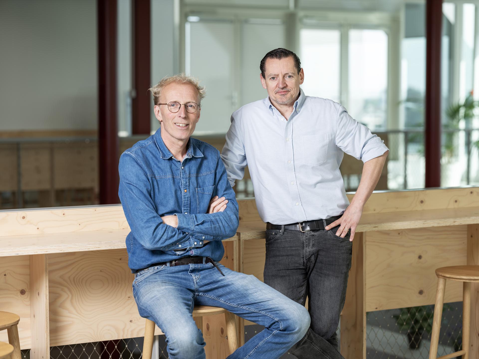 Creative director Aart Lensink and head of creative Patrick Severein