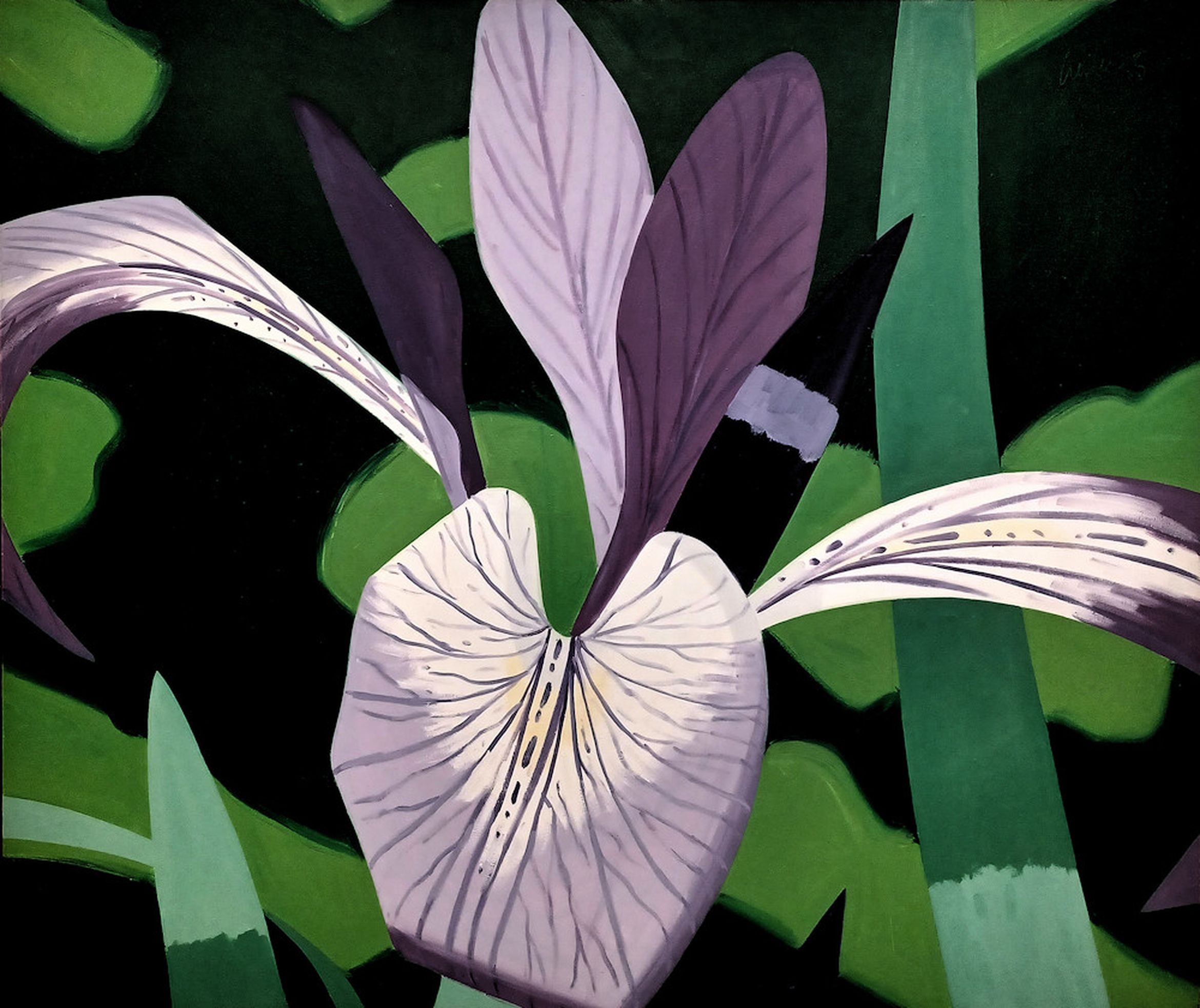 Blue Flag 4, 1967, Alex Katz