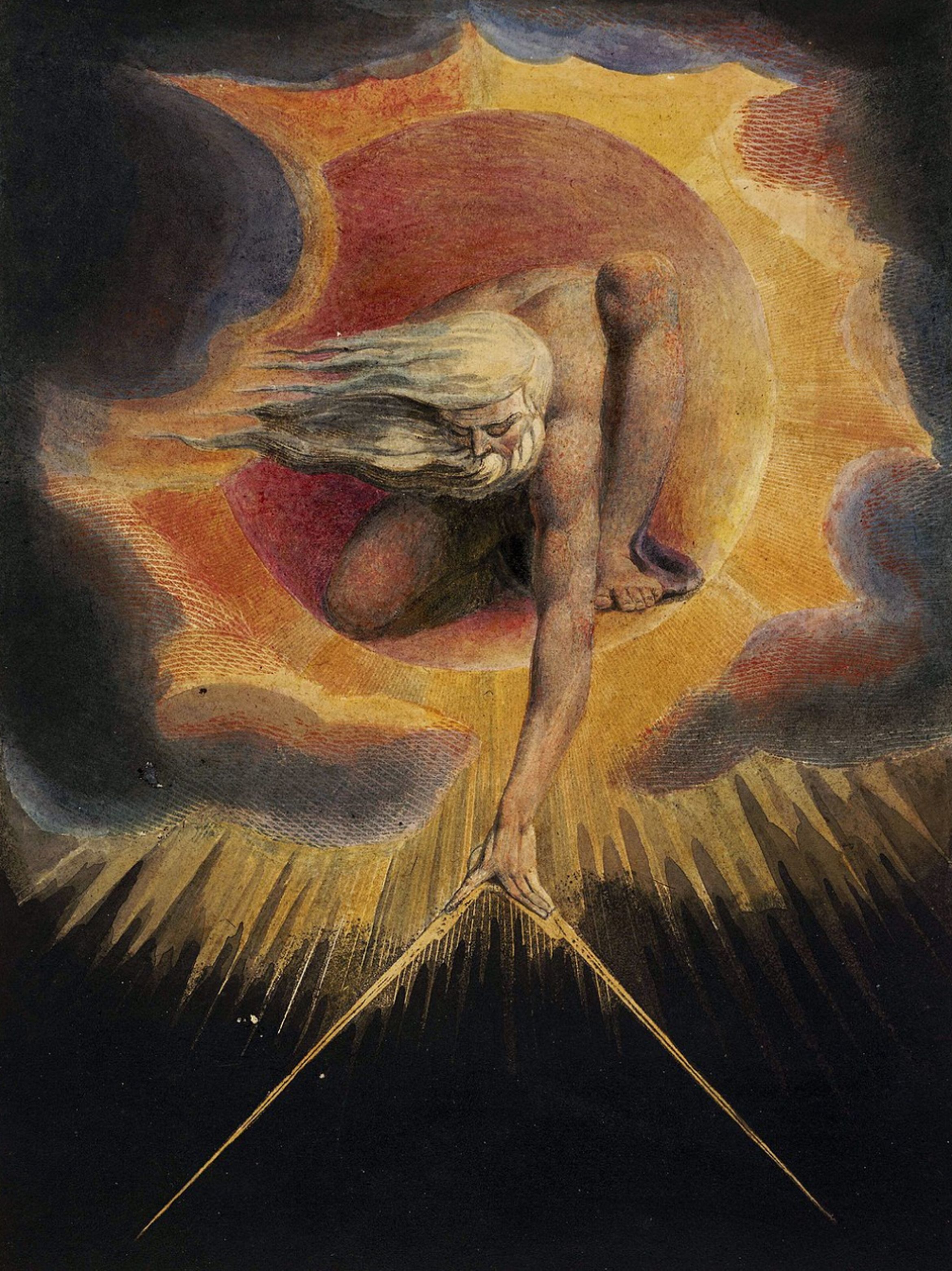 'The Ancient of Days, from Europe a Prophecy', 1794 by William Blake