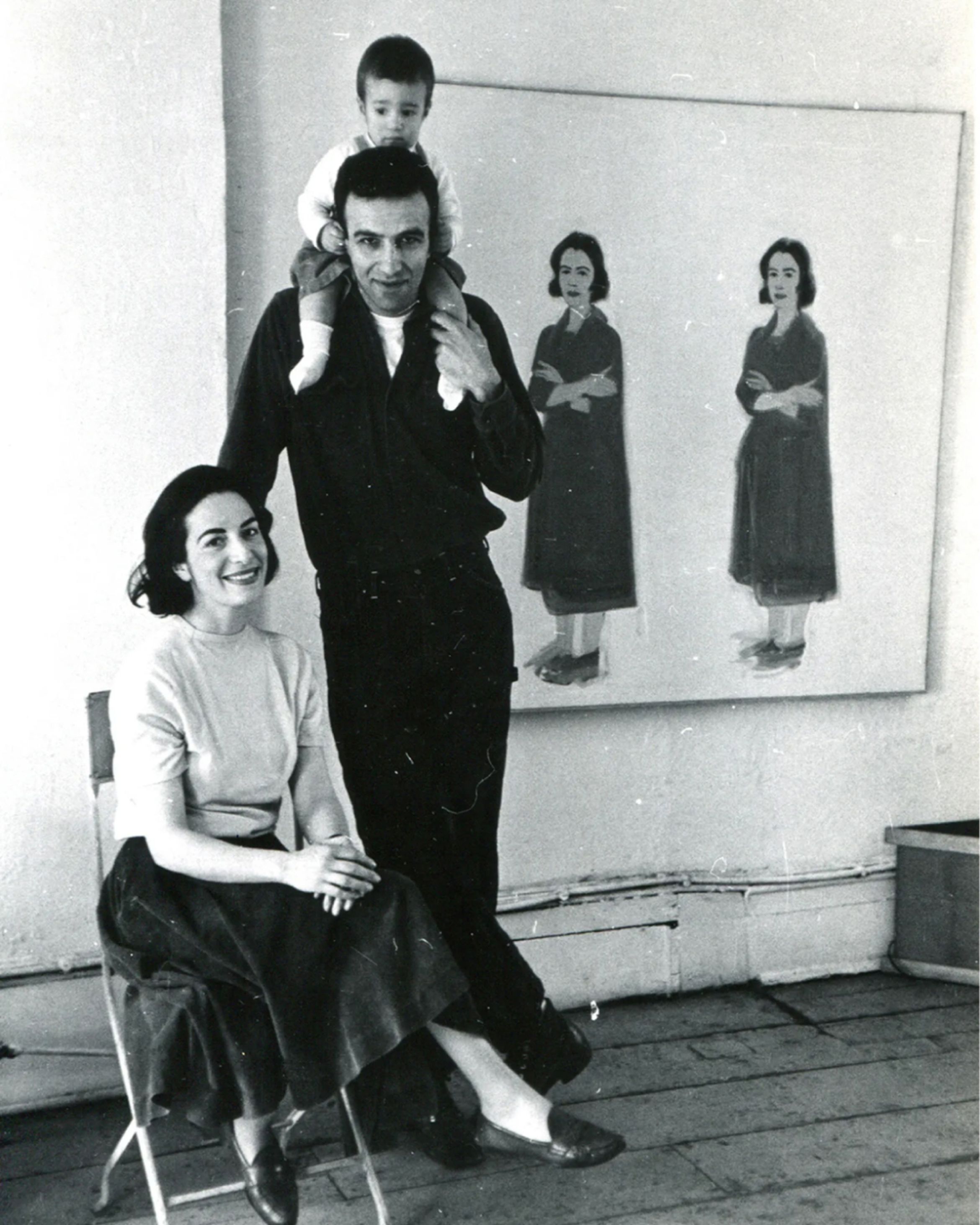 Alex Katz and his wife, Ada