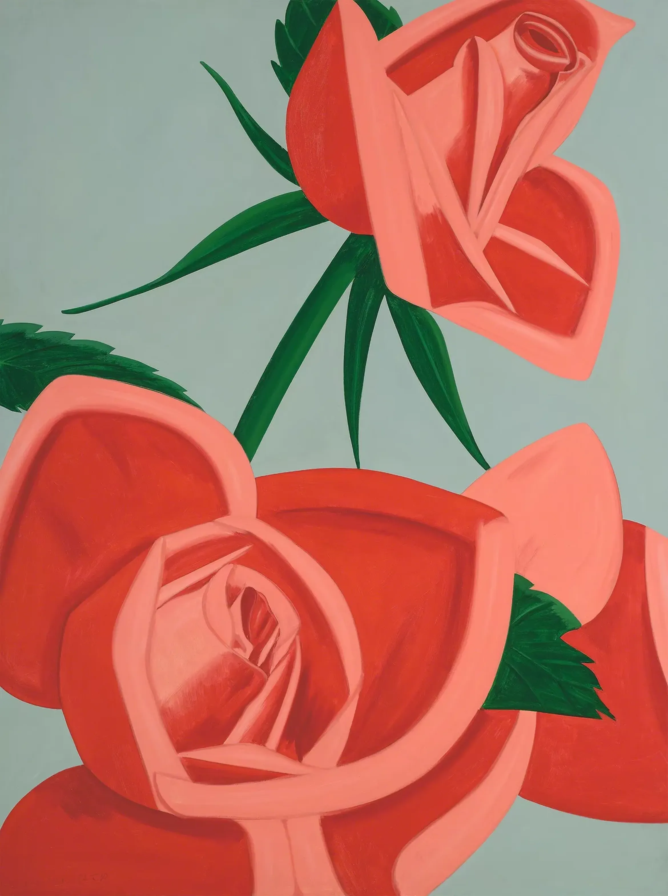 'Rose Bud' by Alex Katz, Rose 2019