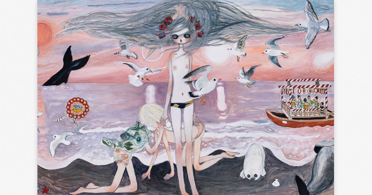 Anthem (Detail) by Aya Takano