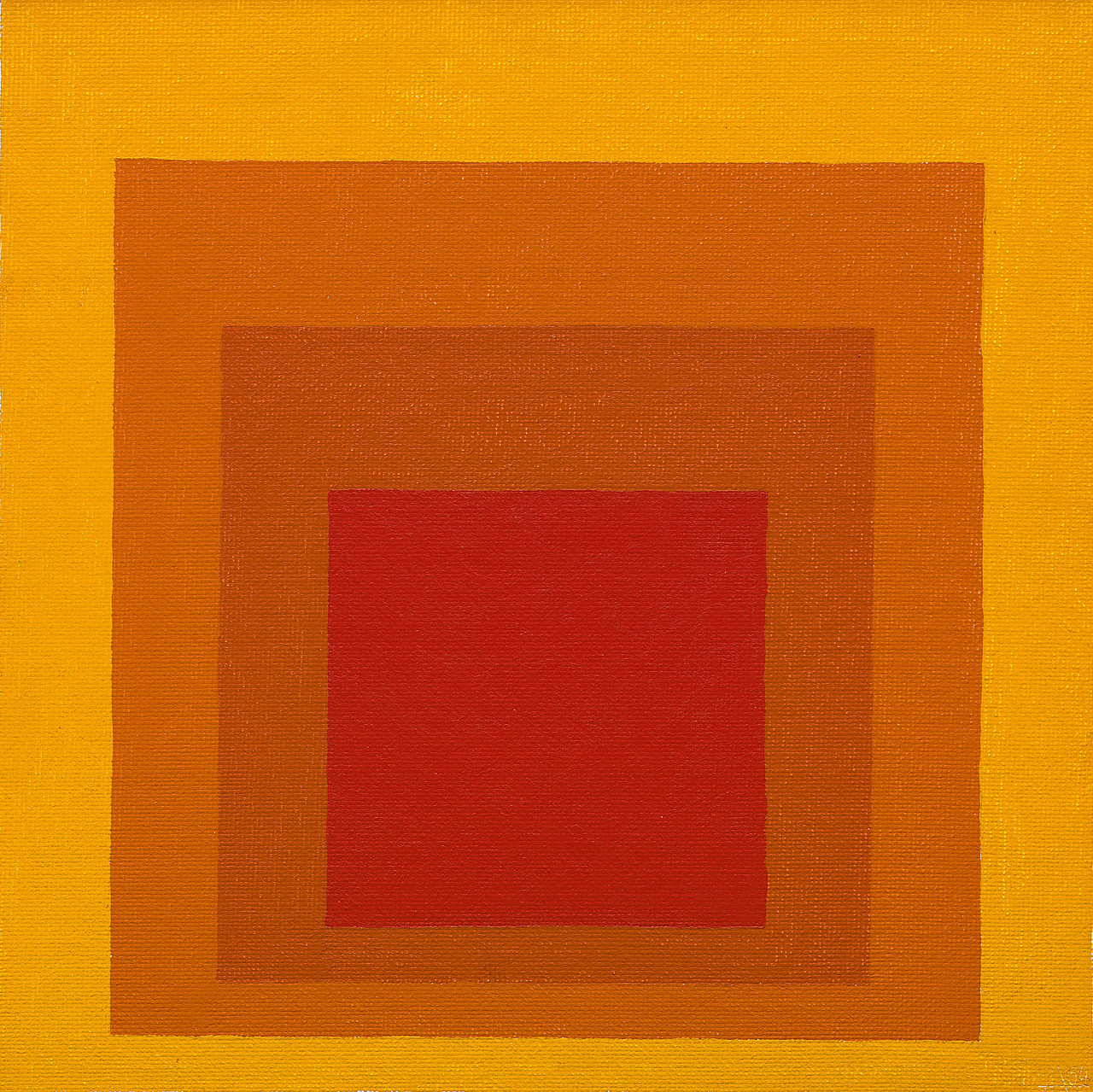 Homage to the Square, 1971 (yellow) by Josef Albers