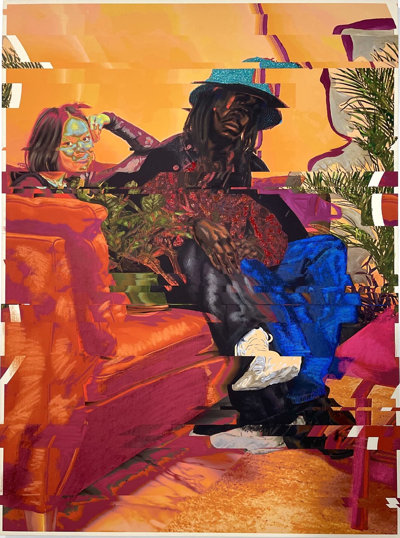 Amani Lewis TWO QUEENS アマニ・ルイス 版画 in Amani Lewis TWO QUEENS アマニ・ルイス 版画 Art