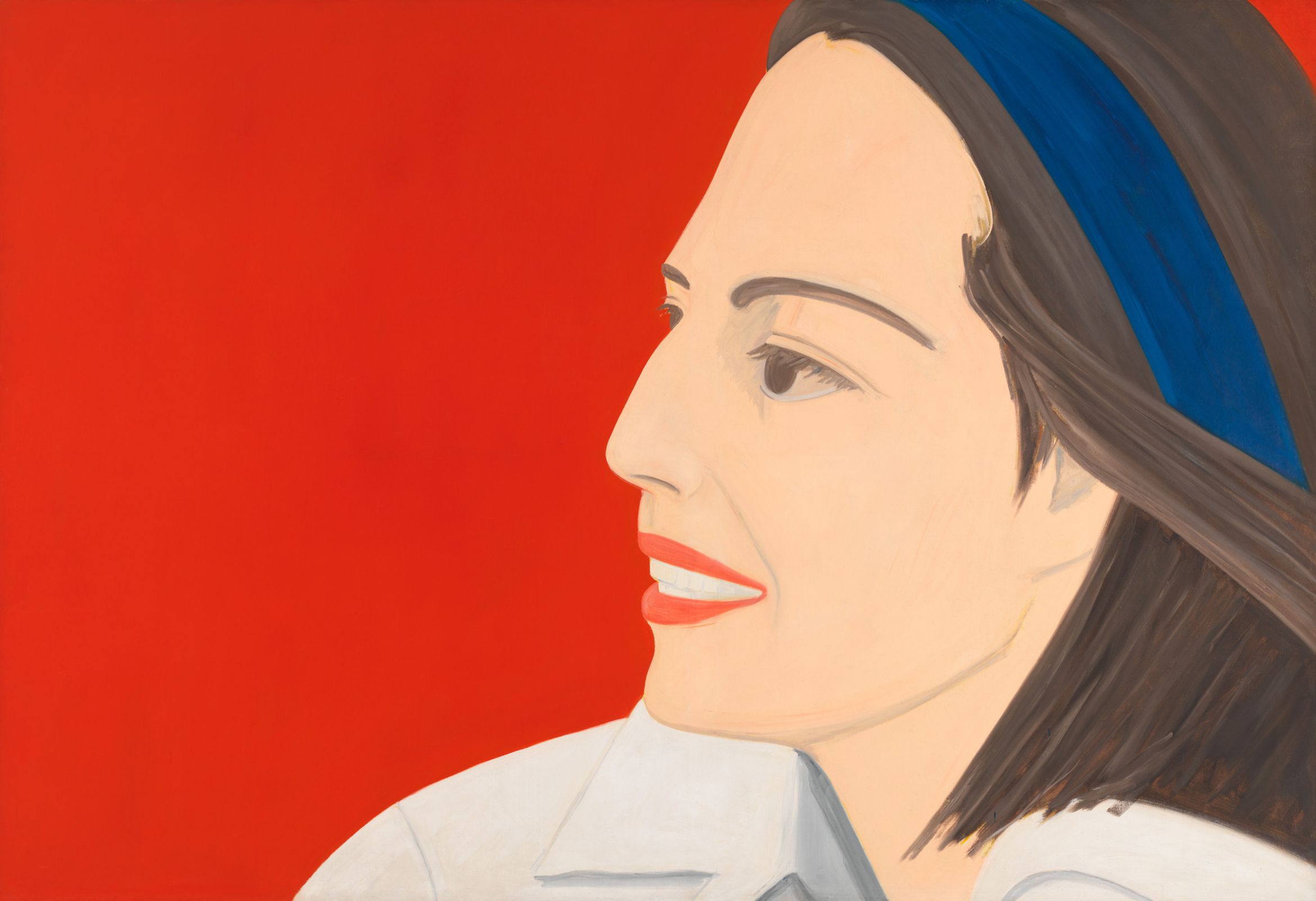'The Red Smile' by Alex Katz