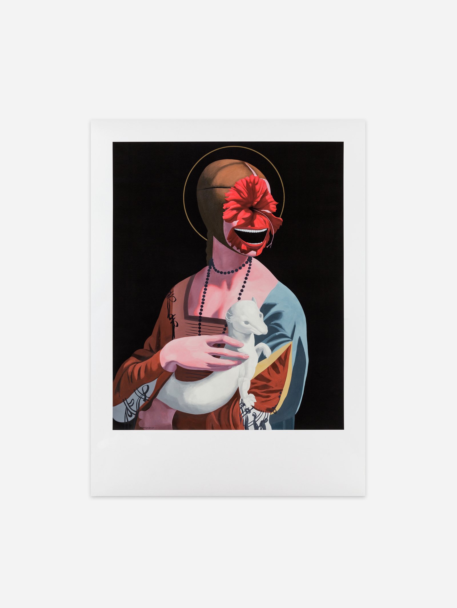 Hibiscus by Yue Minjun