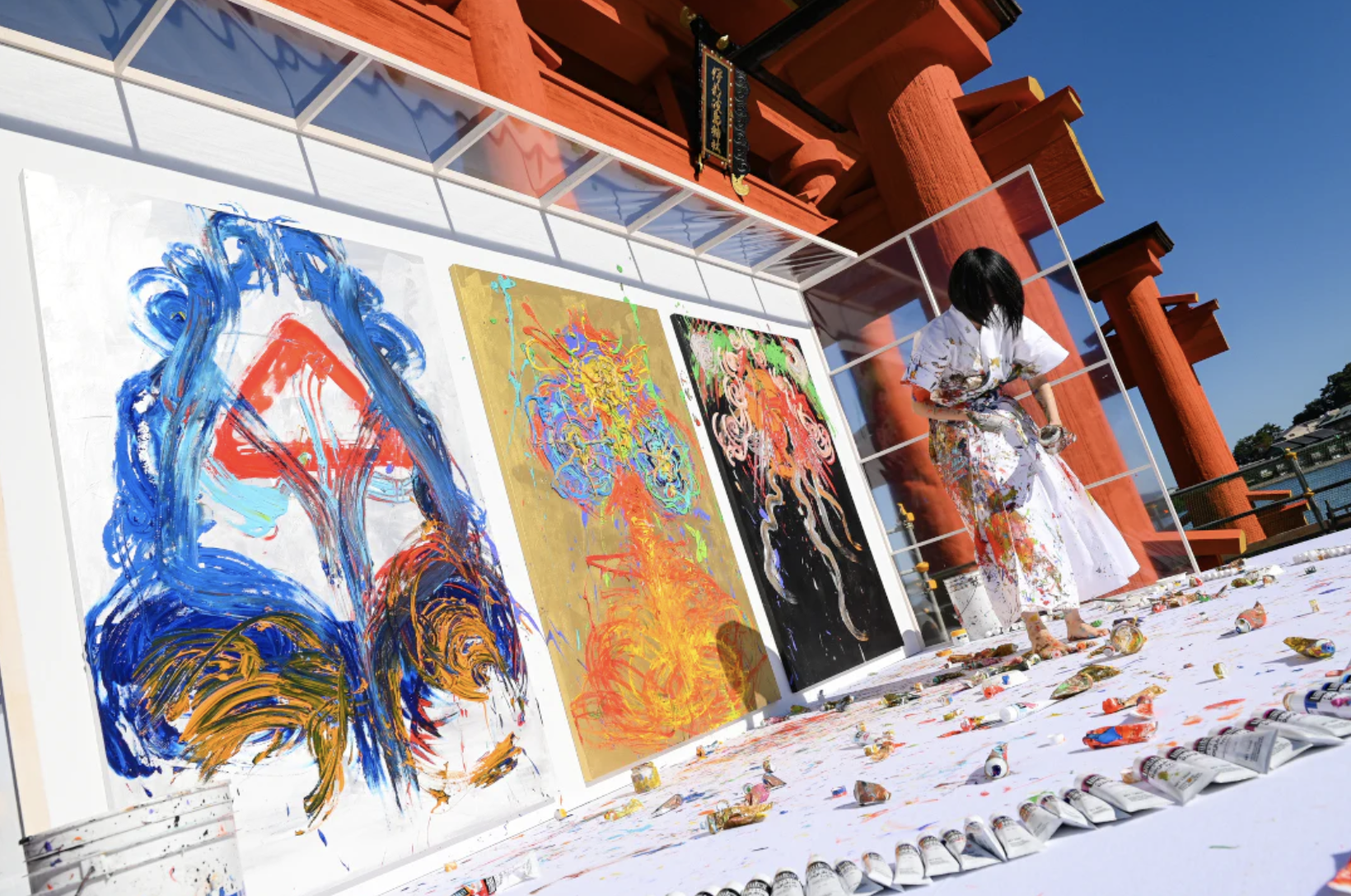 小松美羽版画【Sacred Connectedness】ED372 MIWA KOMATSU: Sense of Sacredness | Whitestone Gallery