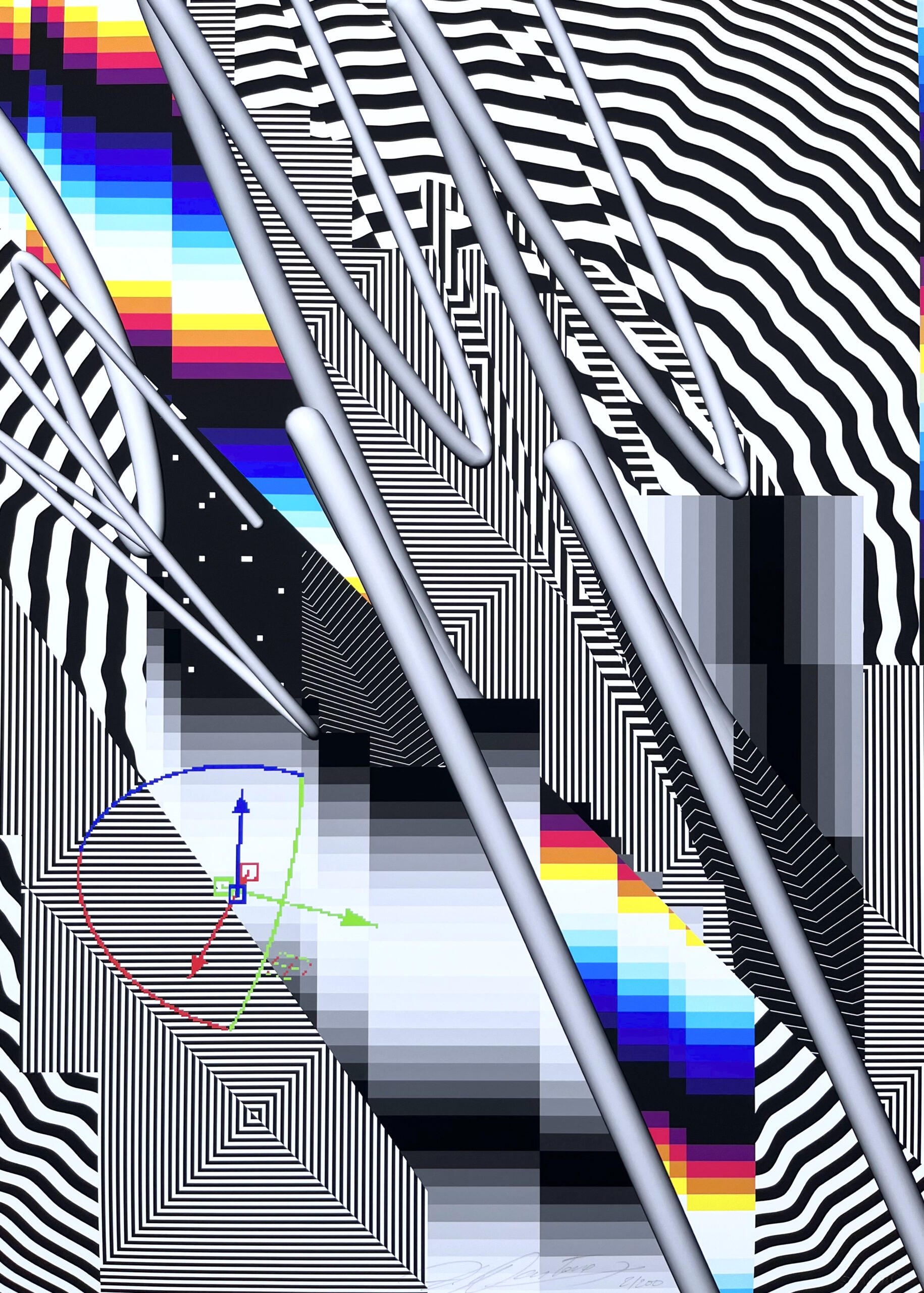 Chromadynamica 19 by Felipe Pantone
