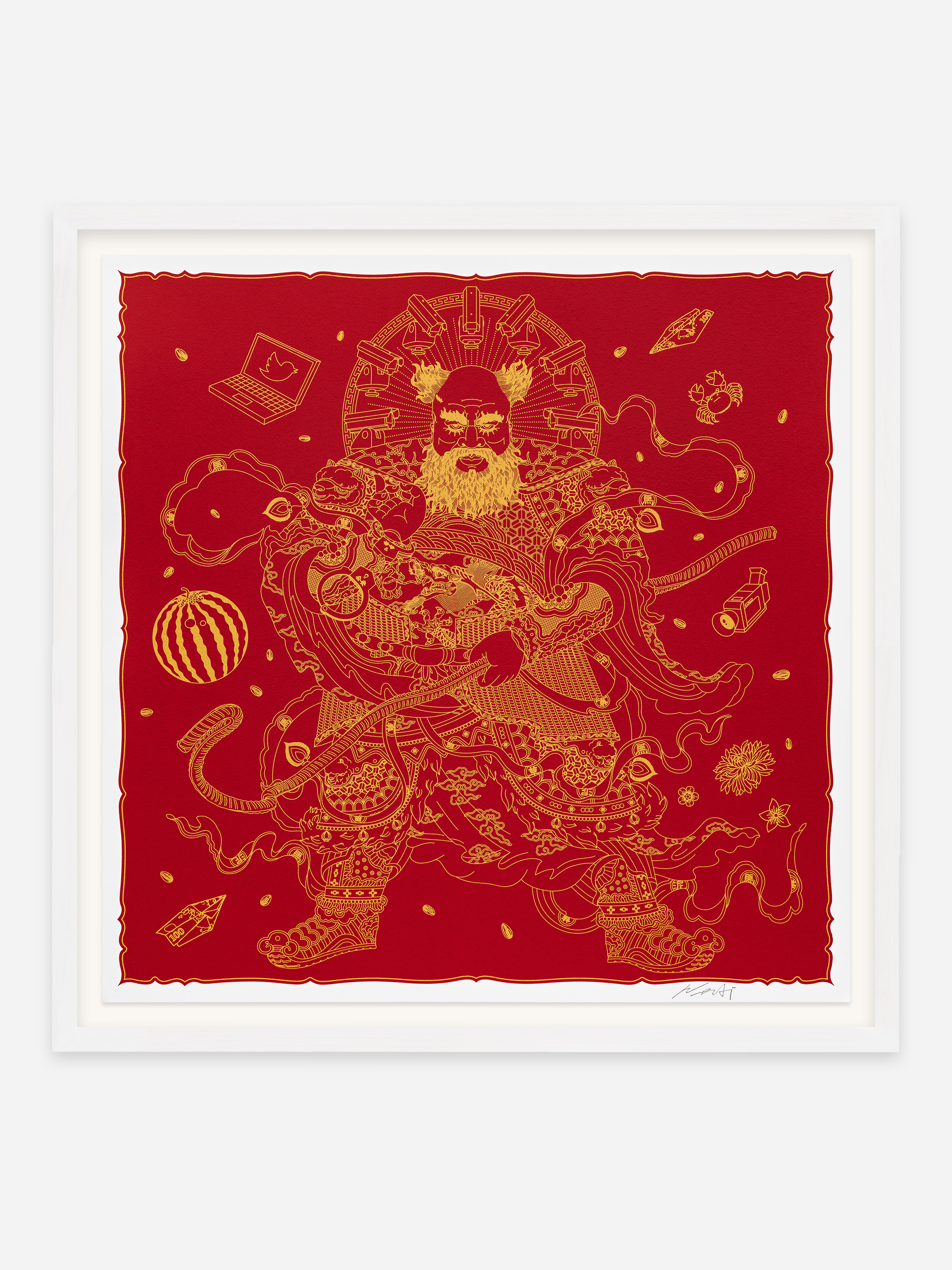 絵画 Artist Plate Project Ai Weiwei Plate Ai Weiwei | Untitled, Artist Plate Project (2021) | Artsy