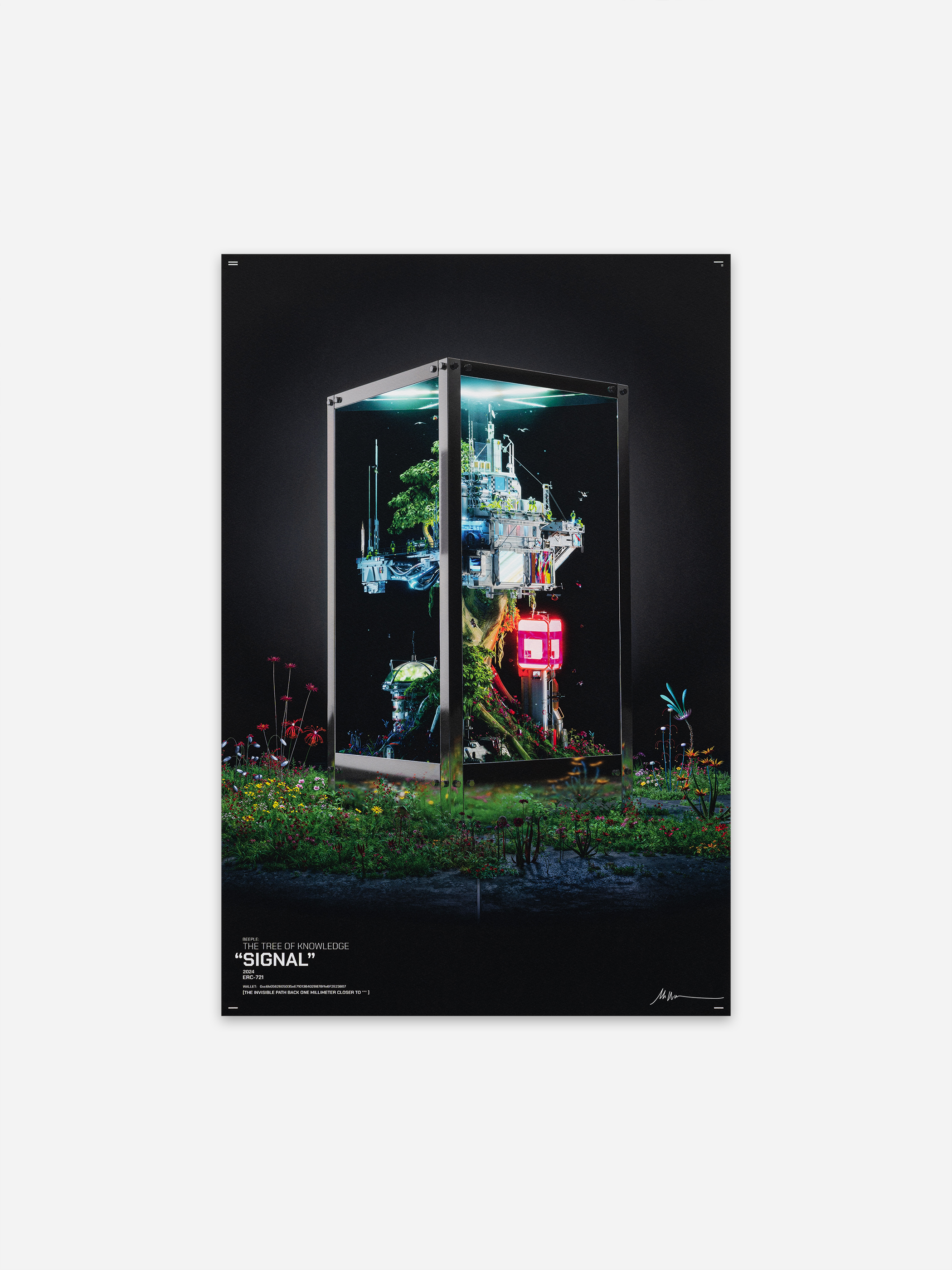 THE TREE OF KNOWLEDGE (Triptych) by Beeple