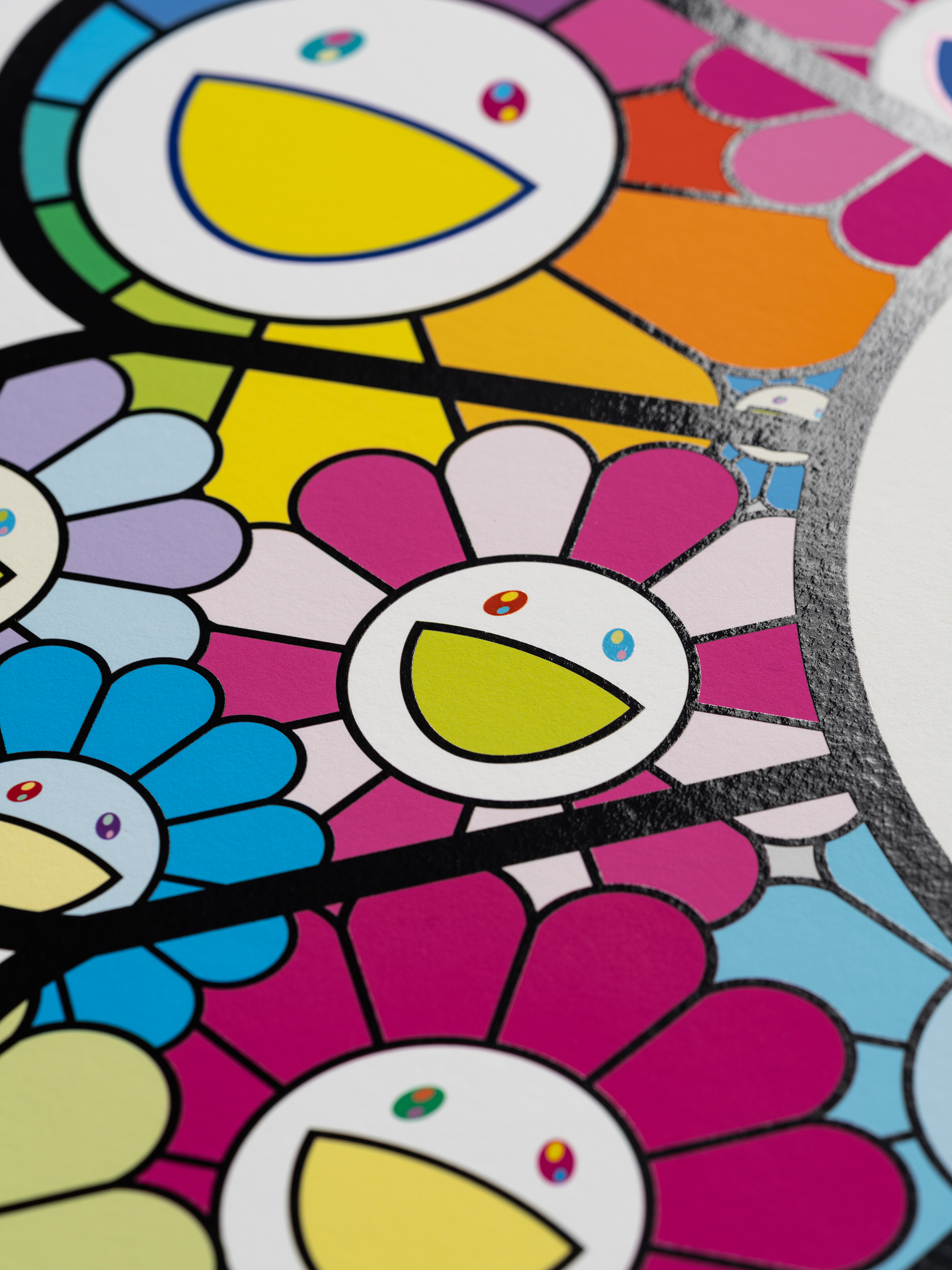 Lollipop Flowers Rainbow by Takashi Murakami