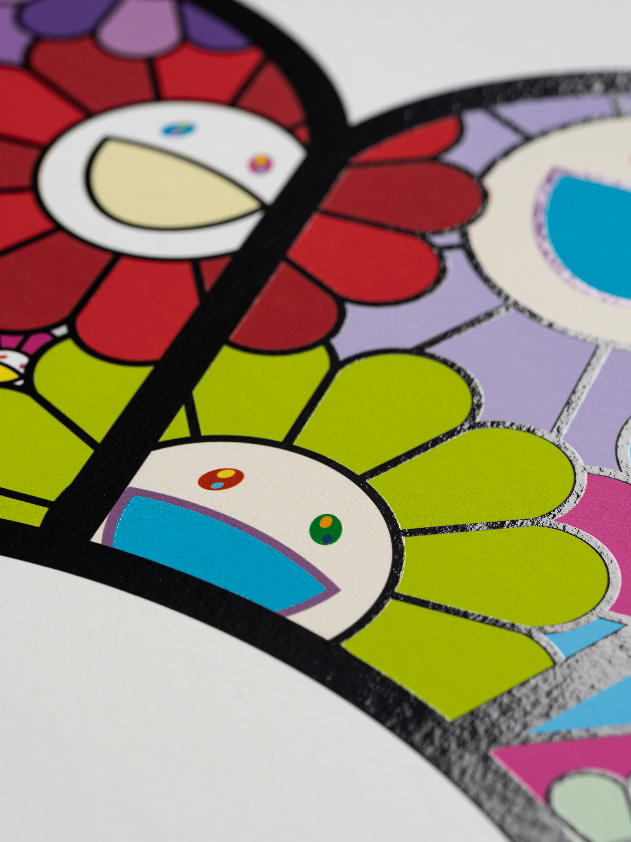 Lollipop Flowers Rainbow by Takashi Murakami