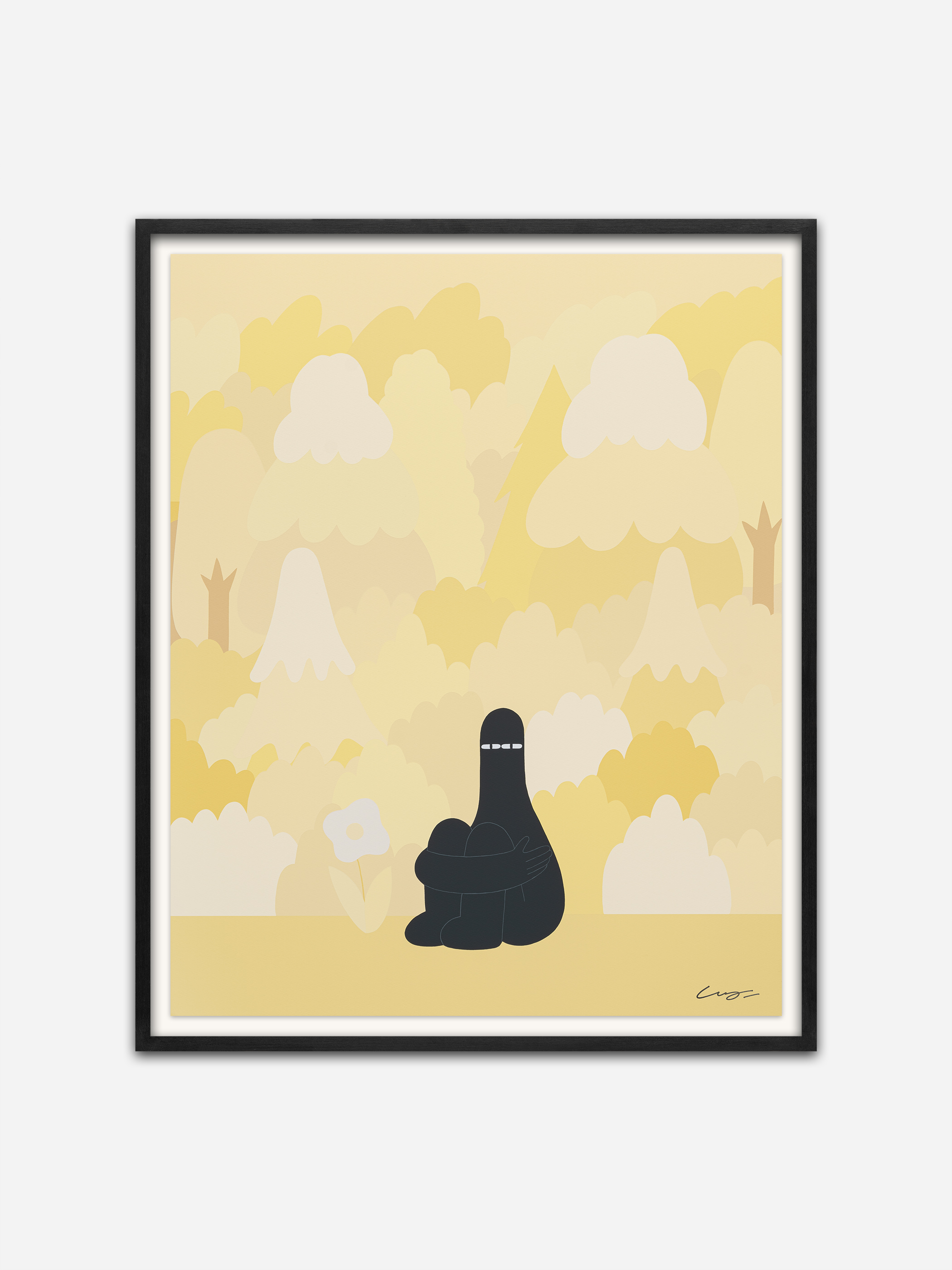 工芸品 LY painter \"Waiting for Luv\" ED.300 LY painter Waiting for Luv ED.300 美術品・アンティーク