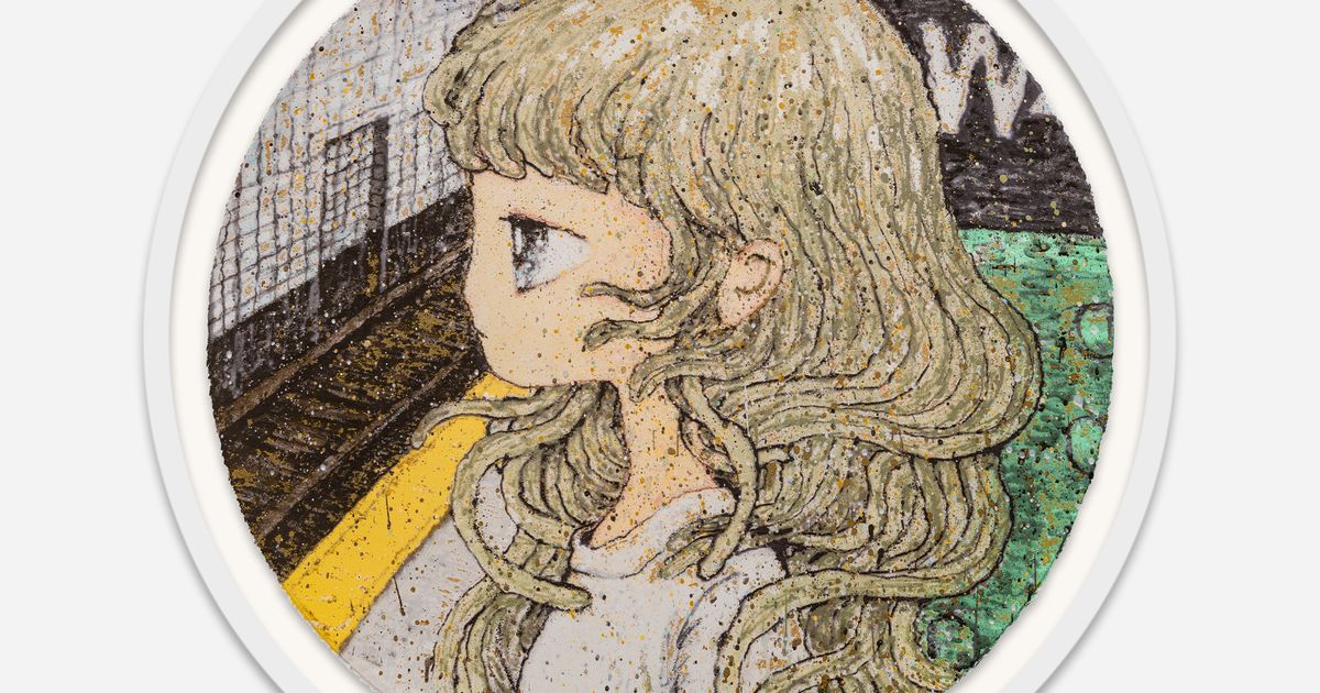 新品 Stickymonger Waiting - West 4th 現代アート Waiting West 4th by Stickymonger