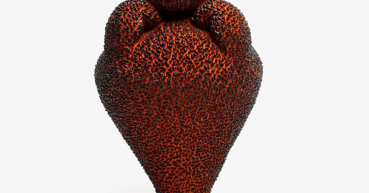 Orange & Black Amphora by Maxwell Mustardo